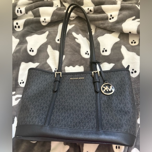 Michael Kors Charcoal and Black Tote - Picture 1 of 6